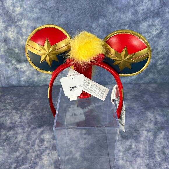 Disney Parks Accessories - Disney Parks Captain Marvel Higher Further Faster Mohawk Ears Headband New